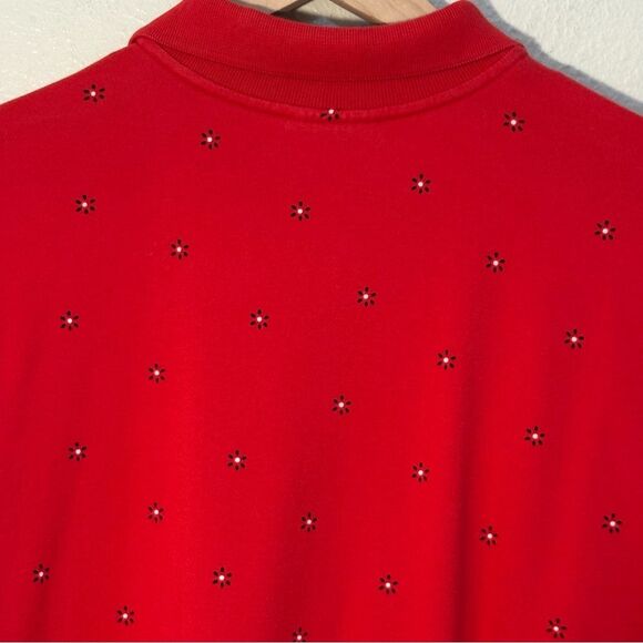 Coldwater Creek Vibrant Red 3/4 Sleeve Thick Maxi Dress Women’s 1X - Picture 6 of 12